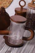Mien Akasya Bardak Altlığı Set Standlı - 3