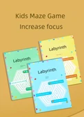 Çocuk Konsantrasyon Labirenti Sudoku Eğitim Kitabı - Labirent Oyunu (Orta + Şık) 128 Sayfa - 5