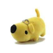 Anime Capoo Kedi Böcek Peluş Anahtarlık - Kedi Böcek Sarı Köpek Anahtarlık - 1