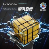 Ayna Sihirli Küp Seti - Seviye 3 Beş Rubik Küp [Siyah Alt] + Seviye 3 Ayna Gümüş [Siyah Alt] - 2