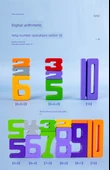 Büyük Parçalı Ahşap Matematik Eşleştirme Erken Eğitim Oyuncağı - 28 Dijital Blok + Çarpanlar Egzersiz Tahtası - 8