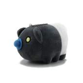 Anime Capoo Kedi Böcek Peluş Anahtarlık - Siyah Kedi Bebek Böcek Anahtarlık - 1