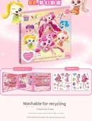 Manyetik Sessiz Kitap - Prenses Kostüm Sticker Küçük Boy Tek Katman - 6