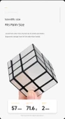 Ayna Sihirli Küp Seti - Seviye 3 Beş Rubik Küp [Siyah Alt] + Seviye 3 Ayna Gümüş [Siyah Alt] - 11