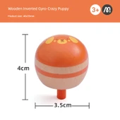 Ahşap Dondurma Çevirme Oyuncağı - Ters Çevirme - Çılgın Köpek - 1