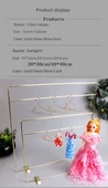 BJD 1/6 Monster High Bebek Kıyafetleri - Altın Ana İtme Basit Büyük 35x31cm 6 Nokta Elbise Elektro Kaplama - 7