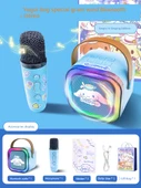 Çocuklar için Karaoke Mikrofonu - Yugui Köpeği Tekli Mikrofon Deluxe Hediye Paketi - 1