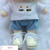 Pamuklu Bebek Kıyafetleri Kot Şort - Normal Açık Mavi - 10cm ve altı - 10