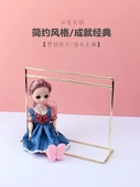 BJD 1/6 Monster High Bebek Kıyafetleri - Siyah Basit Büyük 35x31cm 6 Nokta Elbise Elektro Kaplama - 1