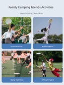 Çocuklar için Dış Mekan Sporları Profesyonel 175g Kırmızı Frisbee - 6