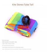 Uçurtma Kuyruğu - 15 Metre Kırmızı, Sarı ve Siyah Geniş Kuyruk (5 Metre Planör İçin) thumbnail 9