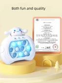 Cinnamoroll Whac-a-Mole Oyunu - Melody 999 Seviye Şarjlı Renkli Kutu Versiyonu - 6