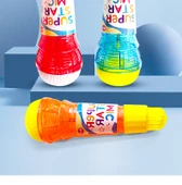Çocuk Şarkı Mikrofonu Oyuncağı - 24cm - Kırmızı Şeffaf Flaş - Eko - 8