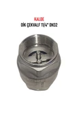 KALDE  11/4" Dn32 Sarı/Krom Dik Çekvalf - Vertical Check Valve - 1