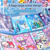 Manyetik Sessiz Kitap - Plants vs Zombies + Kappi Bala - Gelişmiş Güncelleme - Büyük Boy - Tam Renkli Lazer - 3