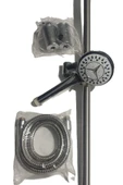 Bainer Çiğdem Sürgülü Duş Seti (5 Fonksiyonlu) - Sliding Shower Set (5 Function) - 2