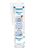 Weicon Silikon F Yapıştırıcı ve Sızdırmazlık Malzemesi 310 Ml, Şeffaf, Renksiz - 1