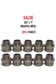 KALDE (10'lu Paket) 3/4" x 1" Sarı/Krom Orantılı Nipel - Proportional Nipple - 1