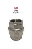 KALDE  3/4" Dn20 Sarı/Krom Dik Çekvalf - Vertical Check Valve - 1