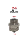 KALDE (10'lu Paket) 3/4" x 1" Sarı/Krom Orantılı Nipel - Proportional Nipple - 2