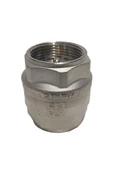KALDE  11/4" Dn32 Sarı/Krom Dik Çekvalf - Vertical Check Valve - 4