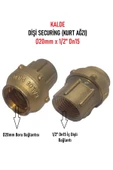KALDE Ø20x1/2" Dn15 İç Dişli Securing (Dişi Sarı Kurt Ağzı) - 1