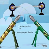 Çocuklar için Mortar Oyuncak Topçu Roket Fırlatıcı - Mortar Araç + 6 Mermi + Hedef - 6