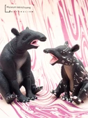 Beden Tapir Takımı - Malaya Tapiri - PVC - 8.5 cm - 3