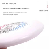 Silikon Yumuşak Frisbee - Kırmızı - 4