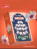 Yapay Çiçek Yapı Blokları - Yeni Yıl Dekorasyonu Duvar Süsü - 6