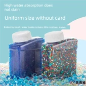 Su Emici Mermer Kristal Yumuşak Mermi Su Boncuğu - Mavi - 120000 Adet (2 Şişe) thumbnail 6