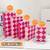 Sihirli Cetvel Rubik Yılan Bulmaca Oyuncağı - 48 Parça Mor Pudra - 6