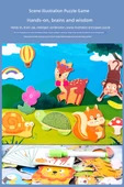 Manyetik Bulmaca Montessori Oyuncakları - Güzel Bir Gün - 8