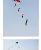 Kite Kuyruk Aksesuarı - Siyah Kayıpsız Braket Tek Paket - 8