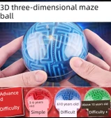 3D Labirent Topu - Yeşil - Zor ve En Zor - 2