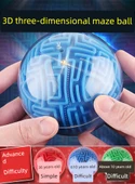3D Labirent Topu - Yeşil - Zor ve En Zor - 8