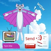 Konuşan Tom Kedi Uçurtması - Tom + 100 Pirinç Erişte Tahtası - 1