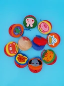 Ahşap Orff Müzik Aleti Ritm Kastanyet - Kurbağa Sesli - 6