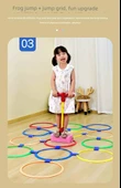 Çocuklar için Sek Sek Yüzük Seti - Büyük 38cm, 10 Yüzük, 10 Kanca + Bağlama Top Seti - 11