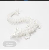 3D Stereo Baskı Kristal Ejderha Hareketli Eklem Oyuncağı - Parlak Ejderha 40cm - 11