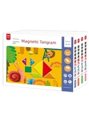Çocuklar için Manyetik Tangram Bulmacası - Matematik Aydınlatma - Tek Kitap (3-6 Yaş) - 2