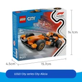 LEGO City Serisi Alicia 65142 Yapı Blok Oyuncağı - McLaren Yarış Arabası - 86 Parça - 1
