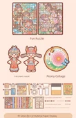 DIY Manyetik Sessiz Kitap - İki Parça Set - Tembel Hafta Sonu + Jiangnan Seyahatleri 1 - 8