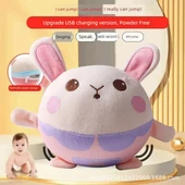 Etkileşimli Müzikal Zıplayan Peluş Oyuncak - Tavşan - Şarjlı - Çince - 1
