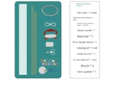 DIY El Yapımı Uçurtma Yarı Mamul Malzeme Paketi - Ahtapot - 10