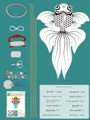 DIY El Yapımı Uçurtma Yarı Mamul Malzeme Paketi - Ahtapot - 3