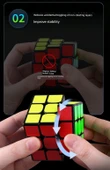 3x3 ve 4x4 Düz Renkli Manyetik Hız Küp Seti - 10