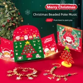 DIY Boncuklu Bilezik Yapım Kiti - Noel Temalı Hediye Kutusu Müzik - 3