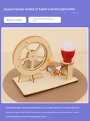 DIY Motor Eğitim Seti - El Kolu Jeneratörü - 5