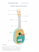 Müzik Aleti Ukulele - Küçük Turuncu - 5